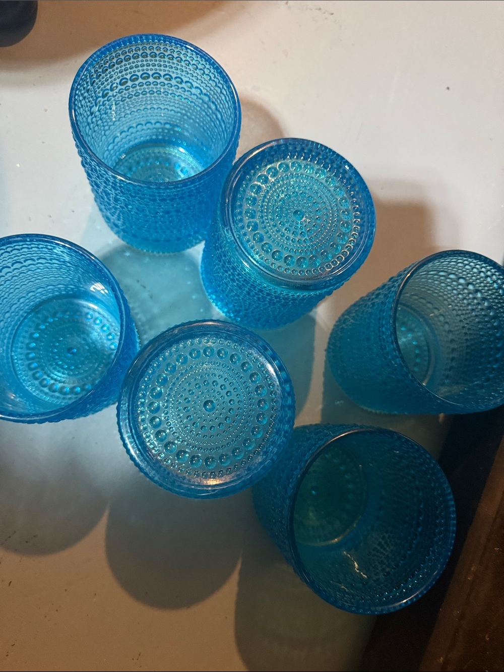 Fortessa Jupiter Double Old Fashion Glass, 10 Ounce, Set of 6, Lagoon NWOT - Picture 4 of 4
